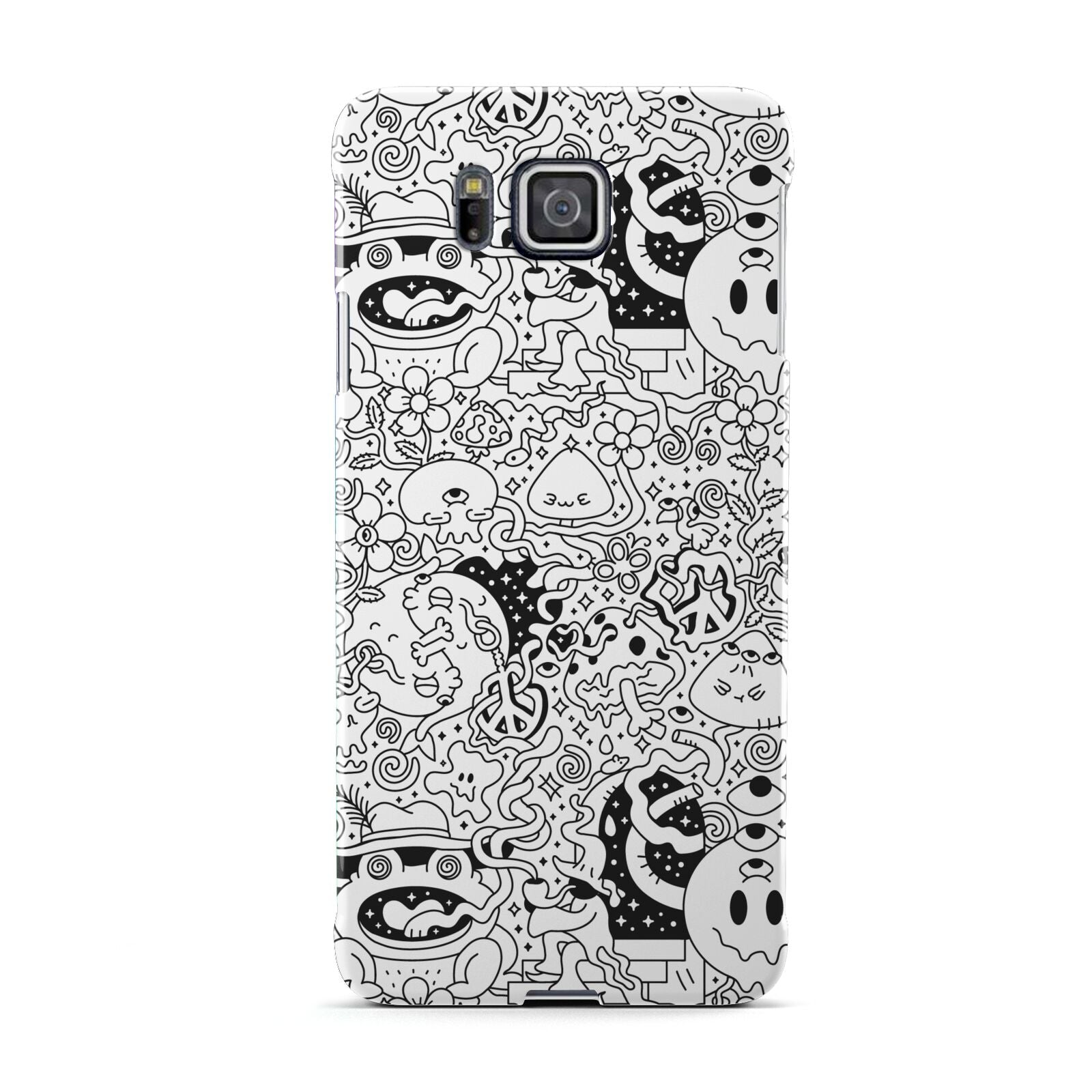 Psychedelic Cartoon Samsung Galaxy Alpha Case