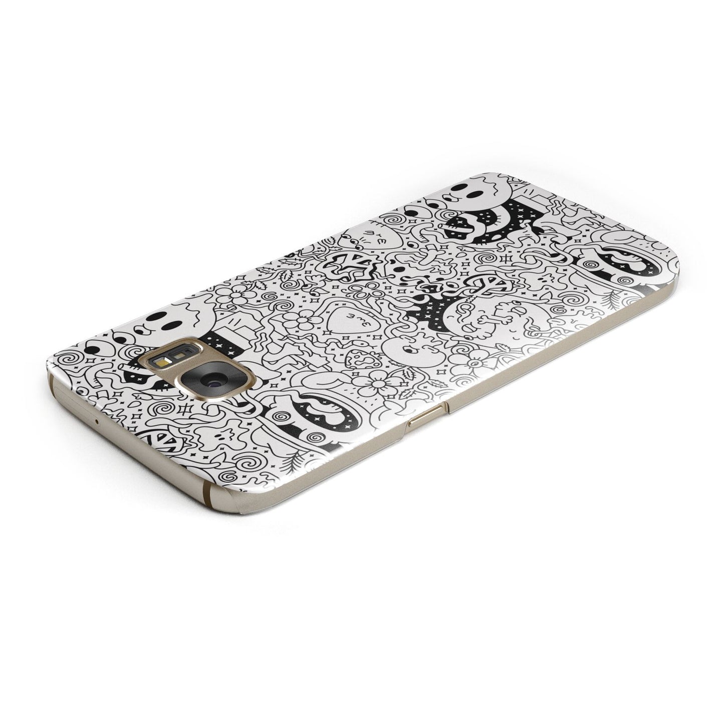 Psychedelic Cartoon Samsung Galaxy Case Top Cutout