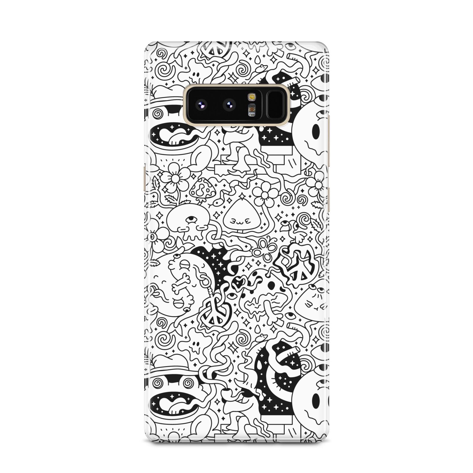 Psychedelic Cartoon Samsung Galaxy Note 8 Case