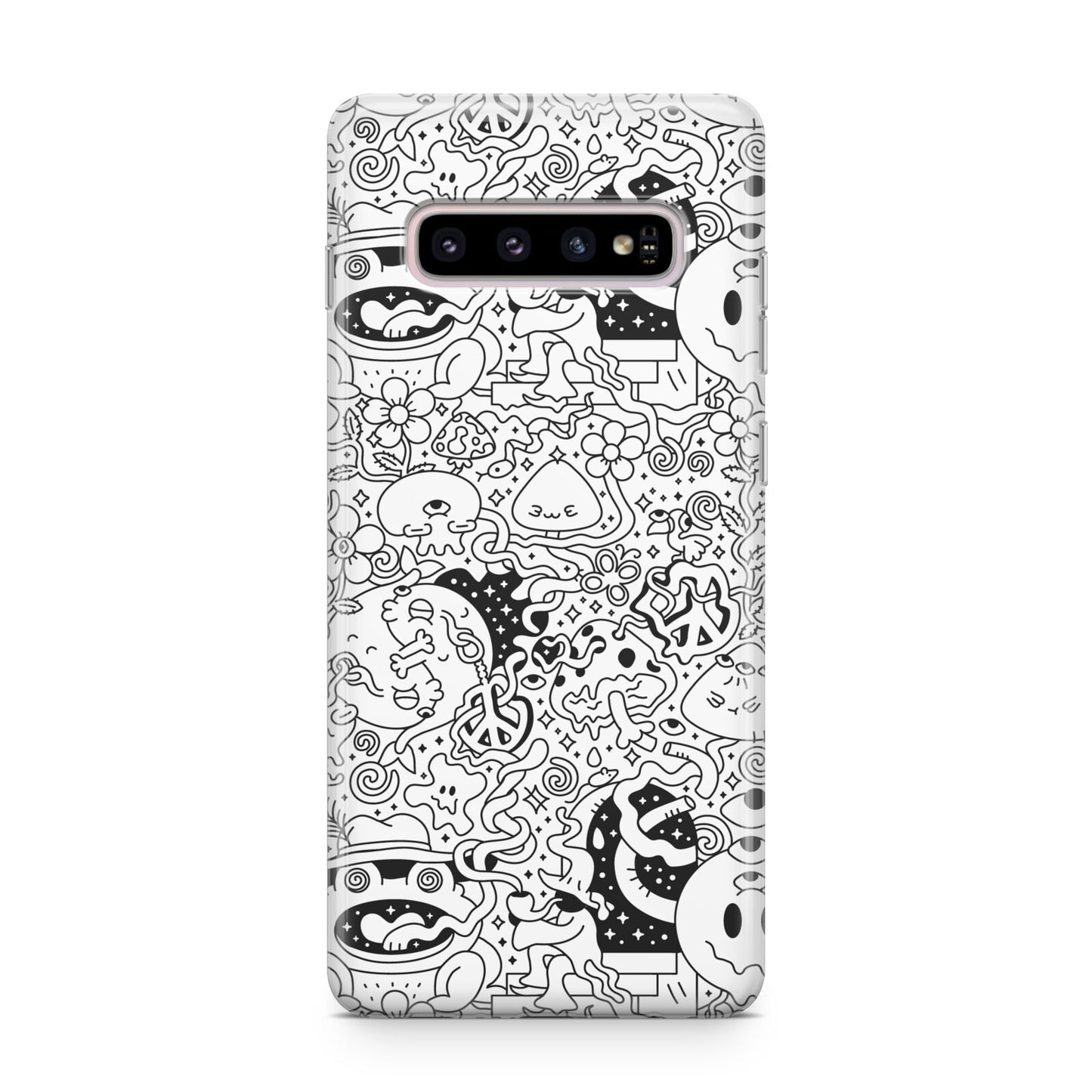 Psychedelic Cartoon Samsung Galaxy S10 Plus Case