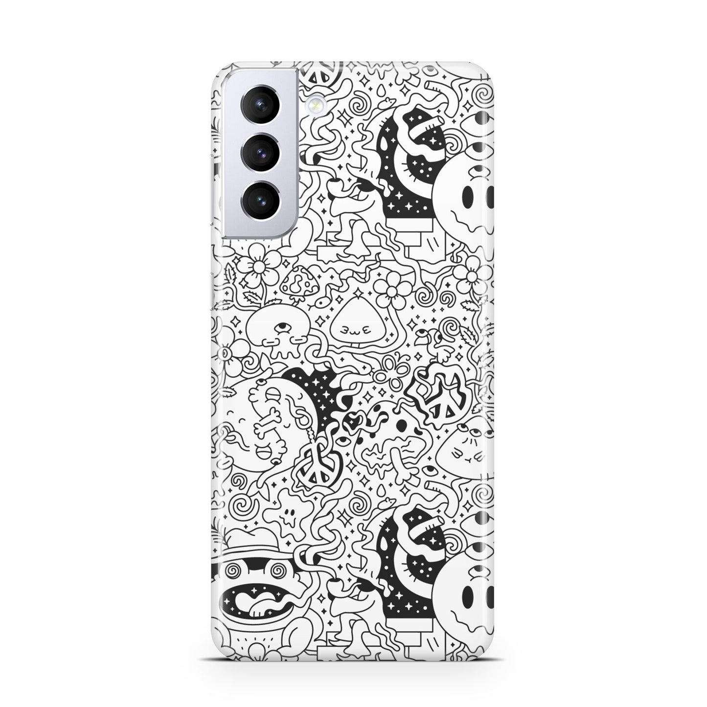 Psychedelic Cartoon Samsung S21 Plus Case