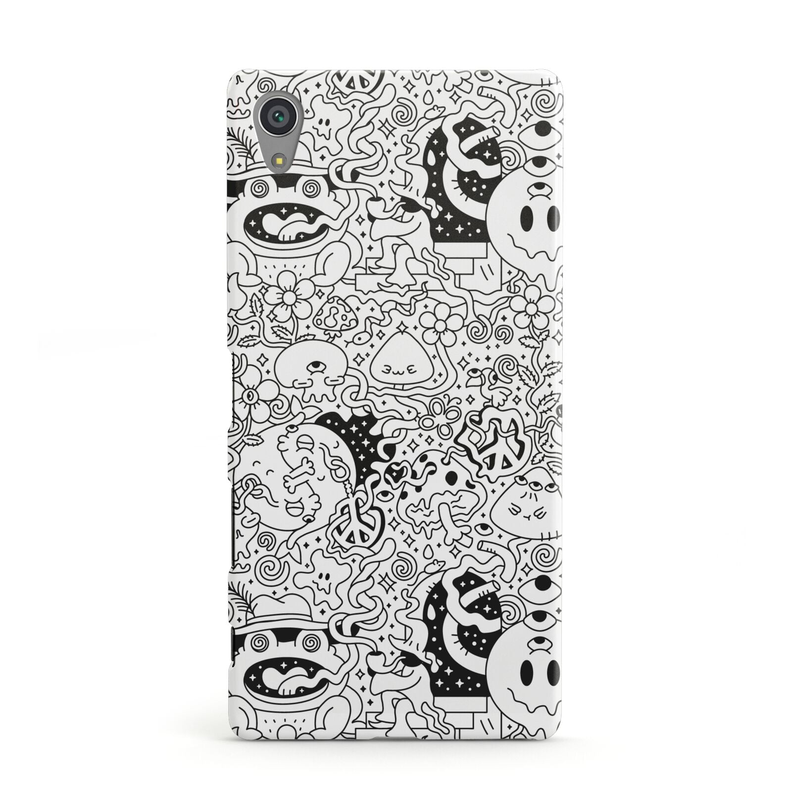 Psychedelic Cartoon Sony Xperia Case