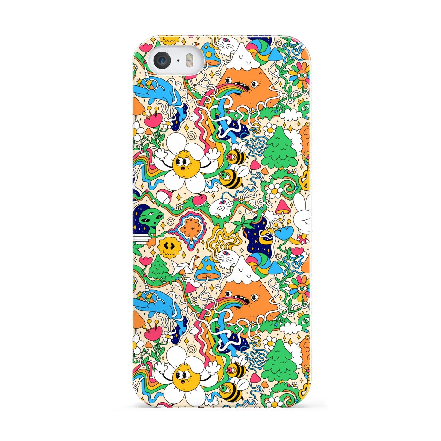 Psychedelic Trippy Apple iPhone 5 Case