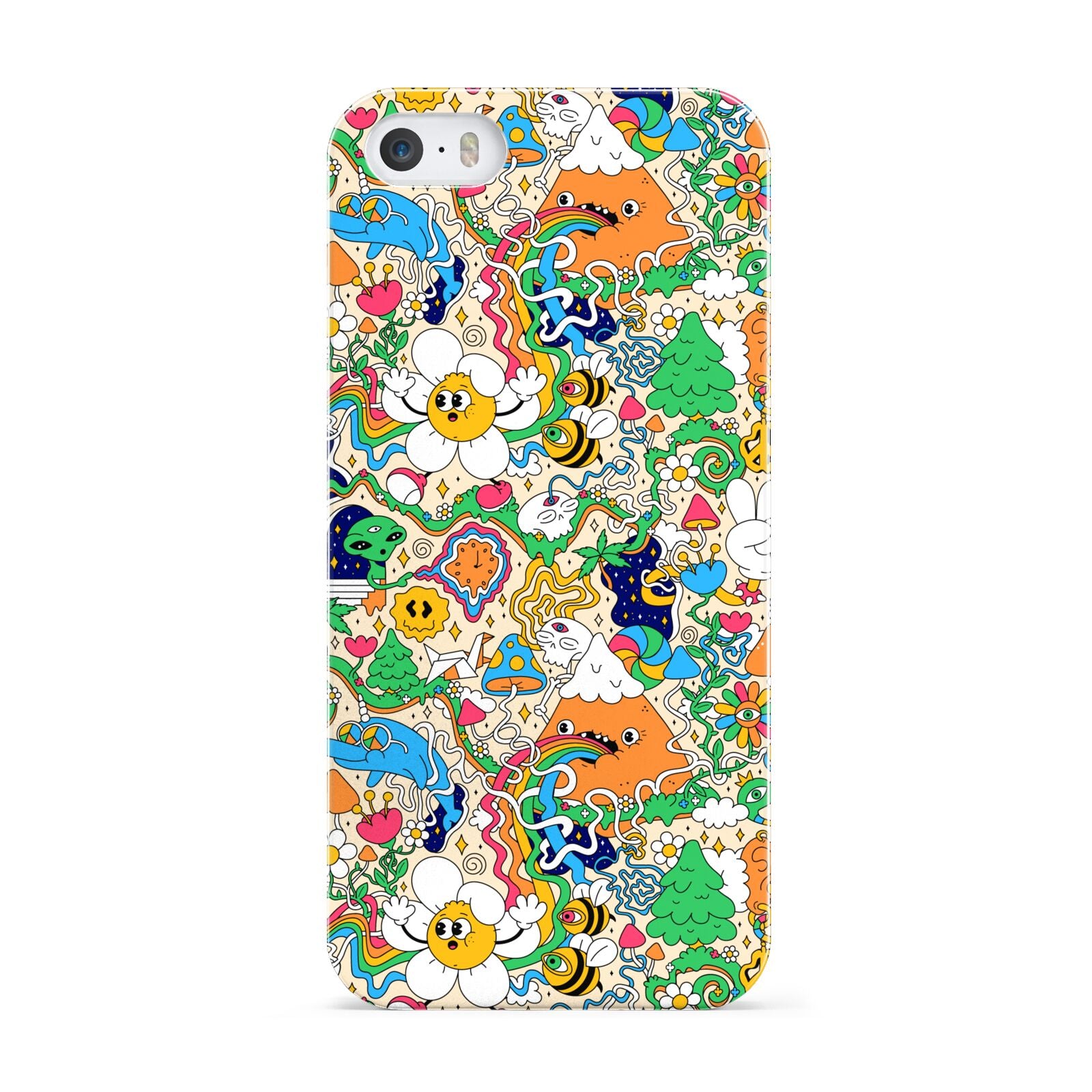 Psychedelic Trippy Apple iPhone 5 Case