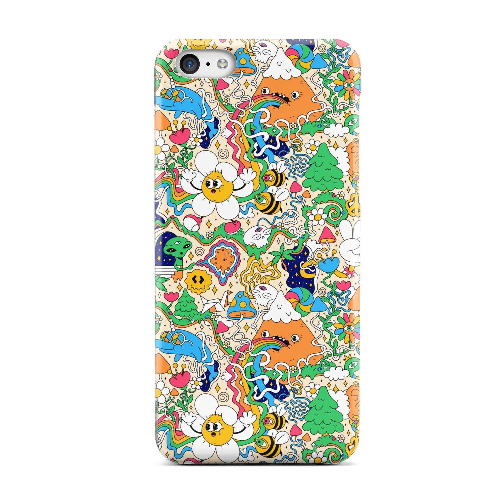 Psychedelic Trippy Apple iPhone 5c Case