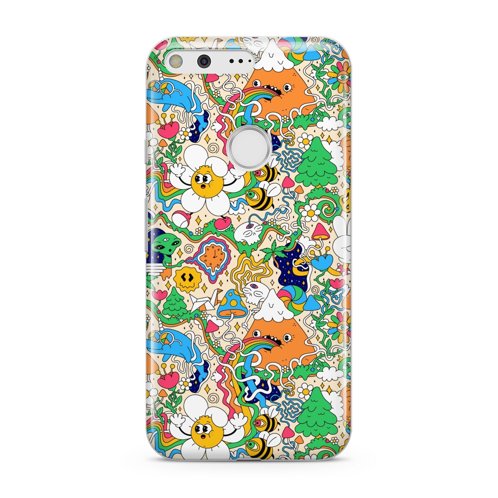 Psychedelic Trippy Google Pixel Case