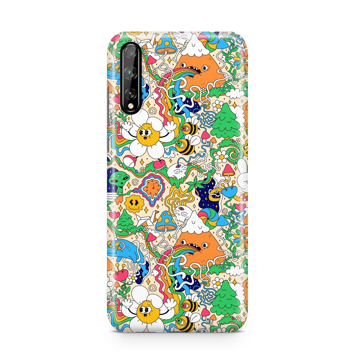 Psychedelic Trippy Huawei Enjoy 10s Phone Case