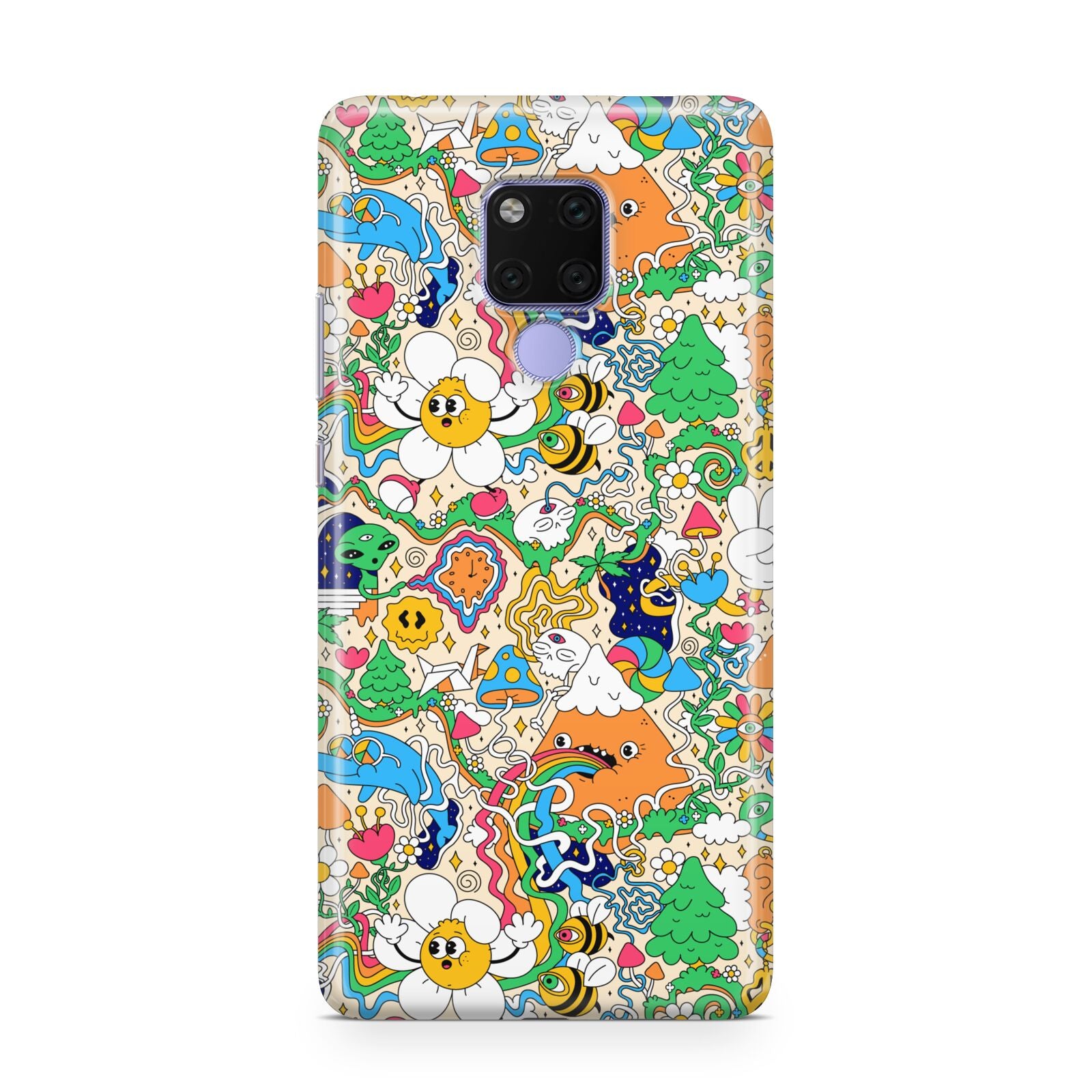 Psychedelic Trippy Huawei Mate 20X Phone Case