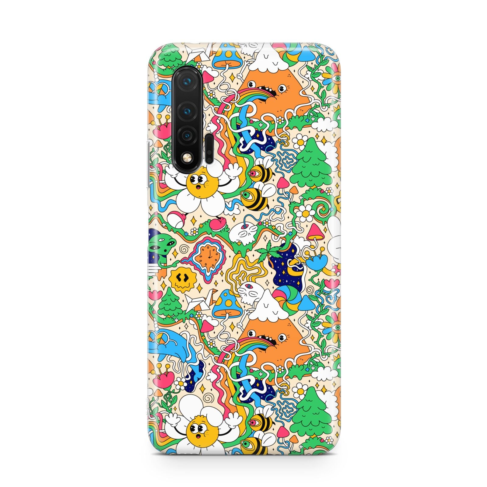 Psychedelic Trippy Huawei Nova 6 Phone Case