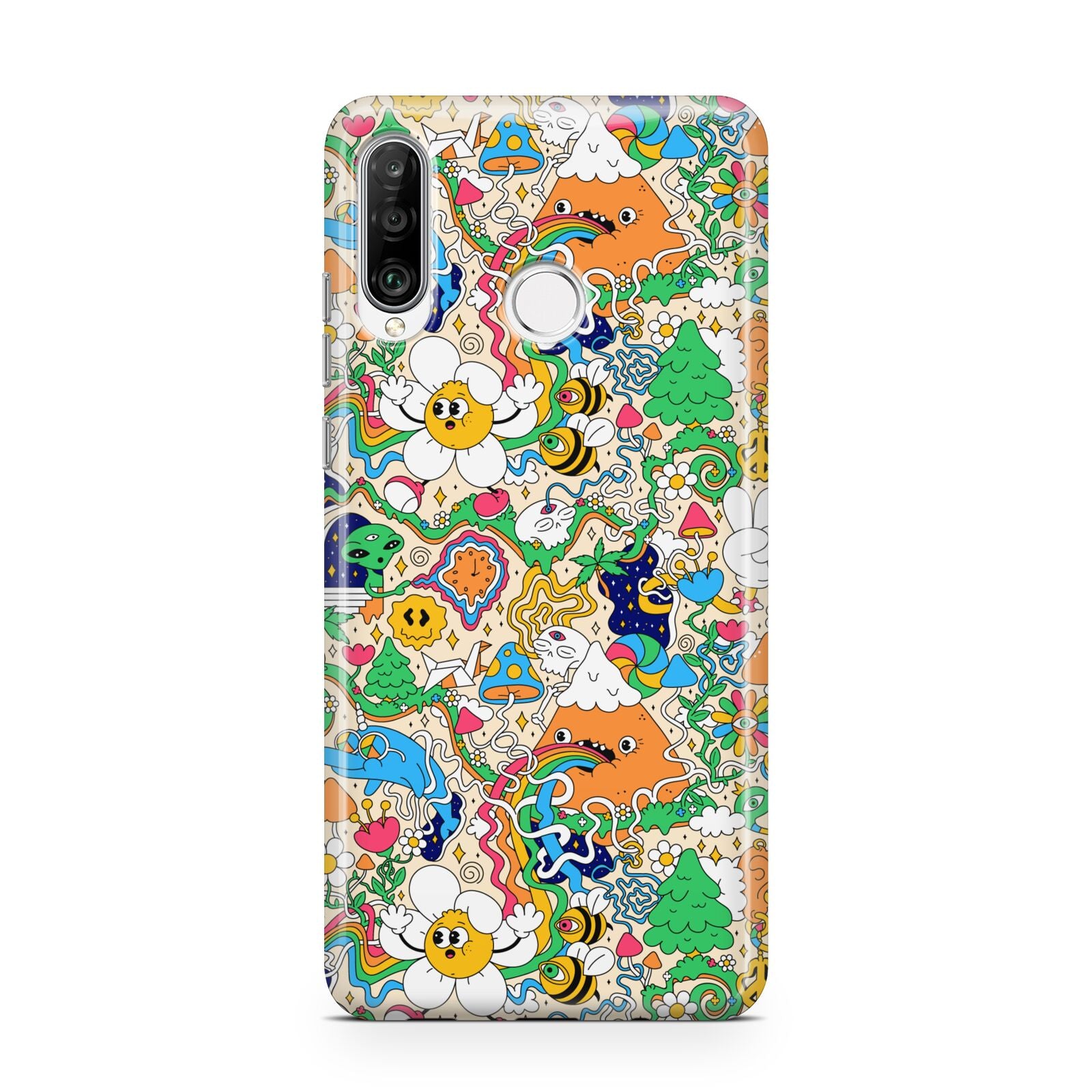 Psychedelic Trippy Huawei P30 Lite Phone Case