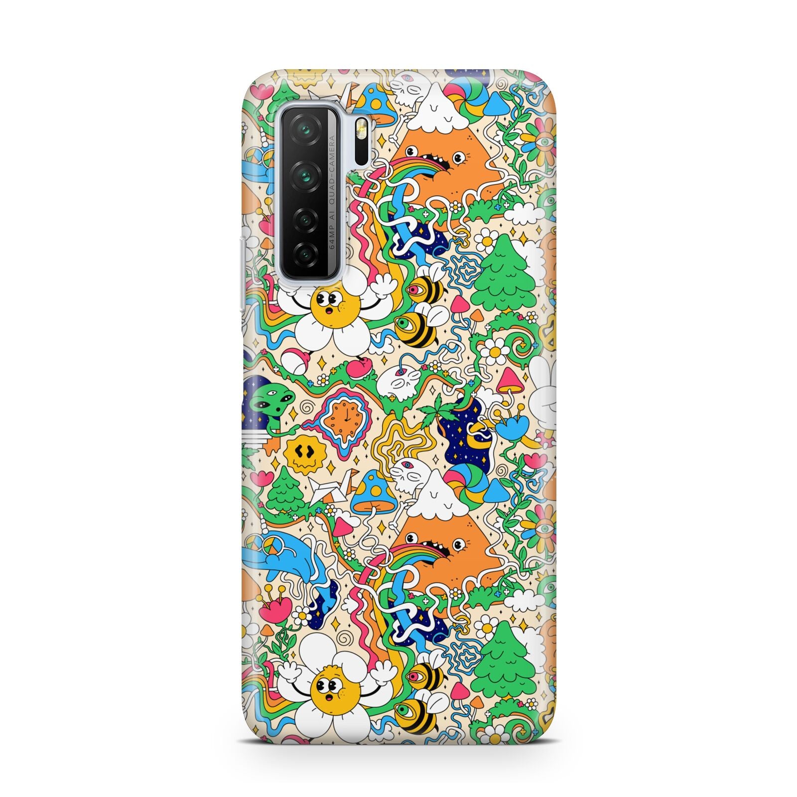 Psychedelic Trippy Huawei P40 Lite 5G Phone Case