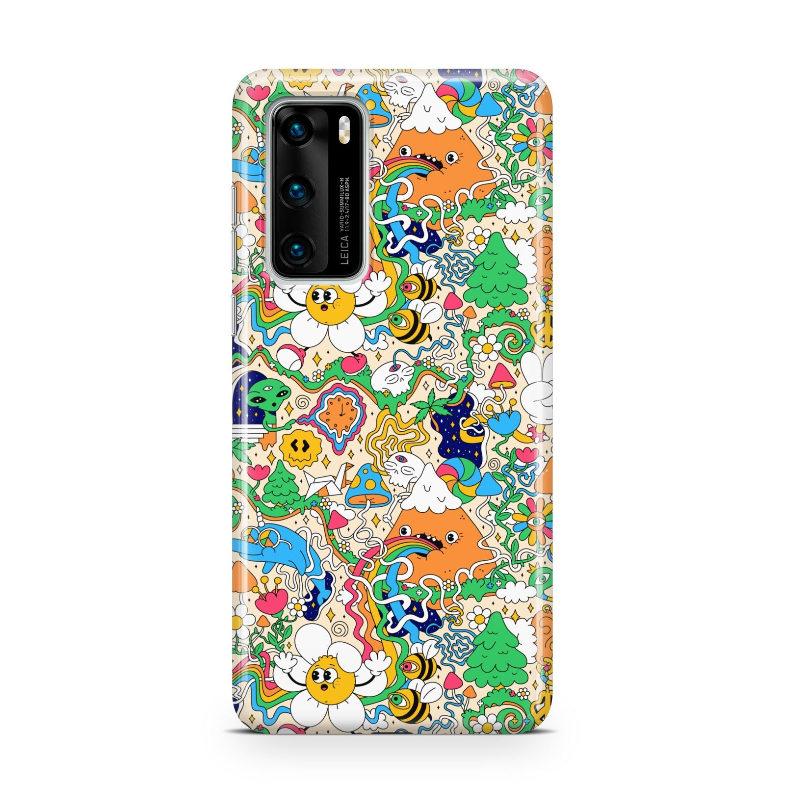 Psychedelic Trippy Huawei P40 Phone Case