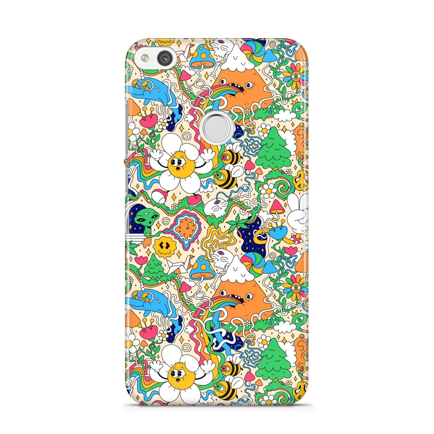 Psychedelic Trippy Huawei P8 Lite Case