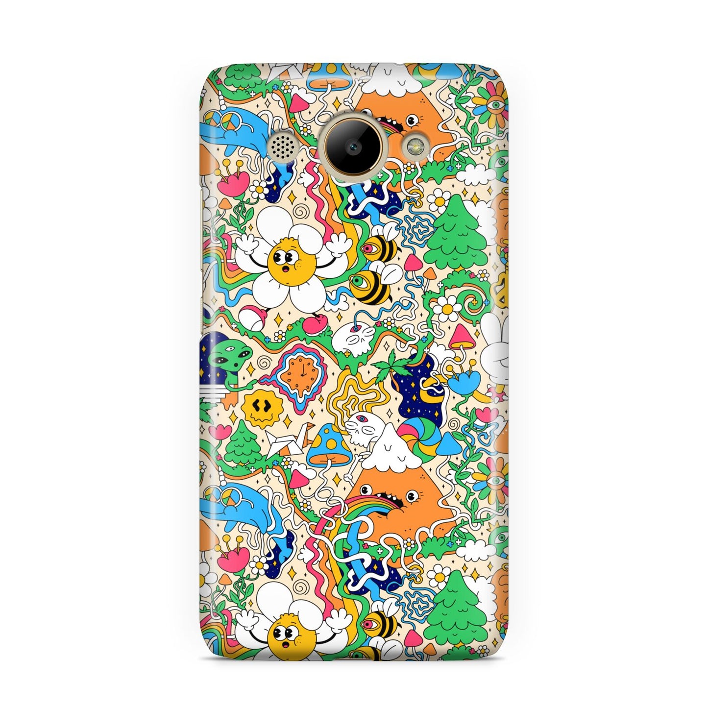 Psychedelic Trippy Huawei Y3 2017