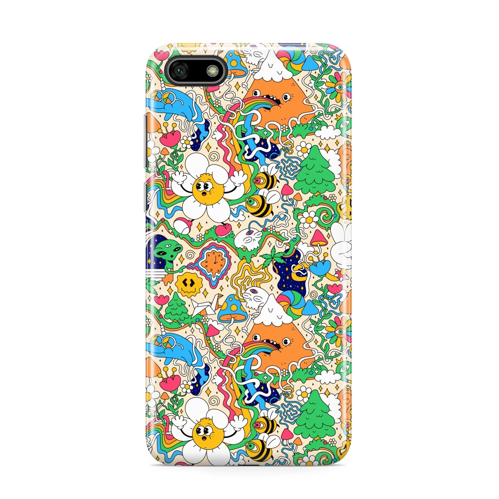 Psychedelic Trippy Huawei Y5 Prime 2018 Phone Case