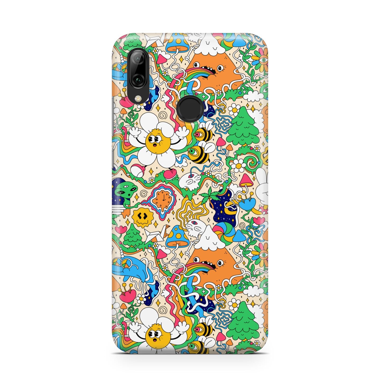 Psychedelic Trippy Huawei Y7 2019