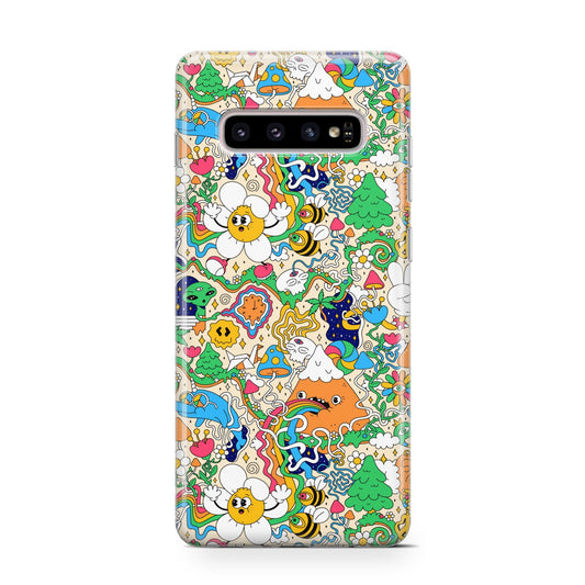 Psychedelic Trippy Protective Samsung Galaxy Case