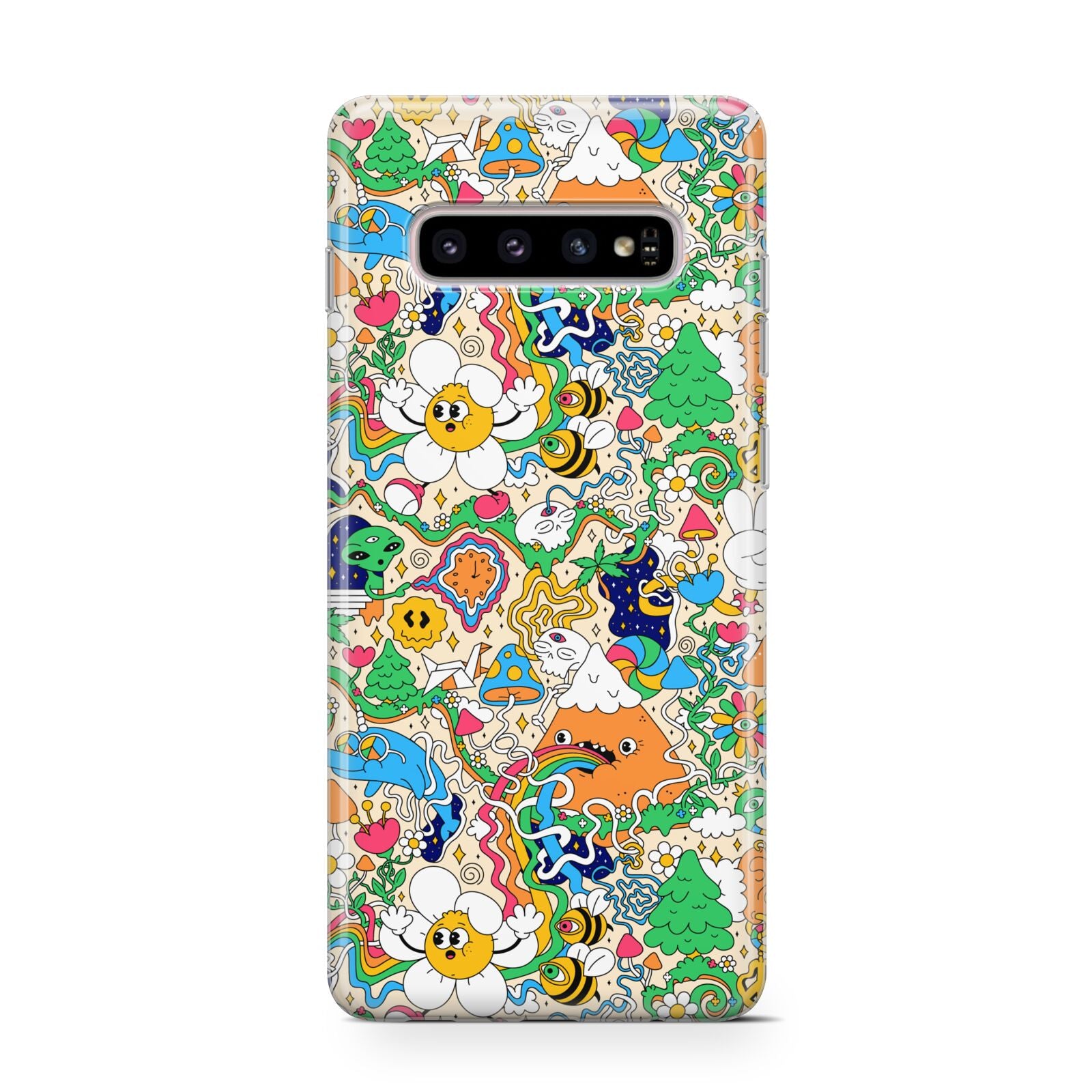 Psychedelic Trippy Samsung Galaxy S10 Case