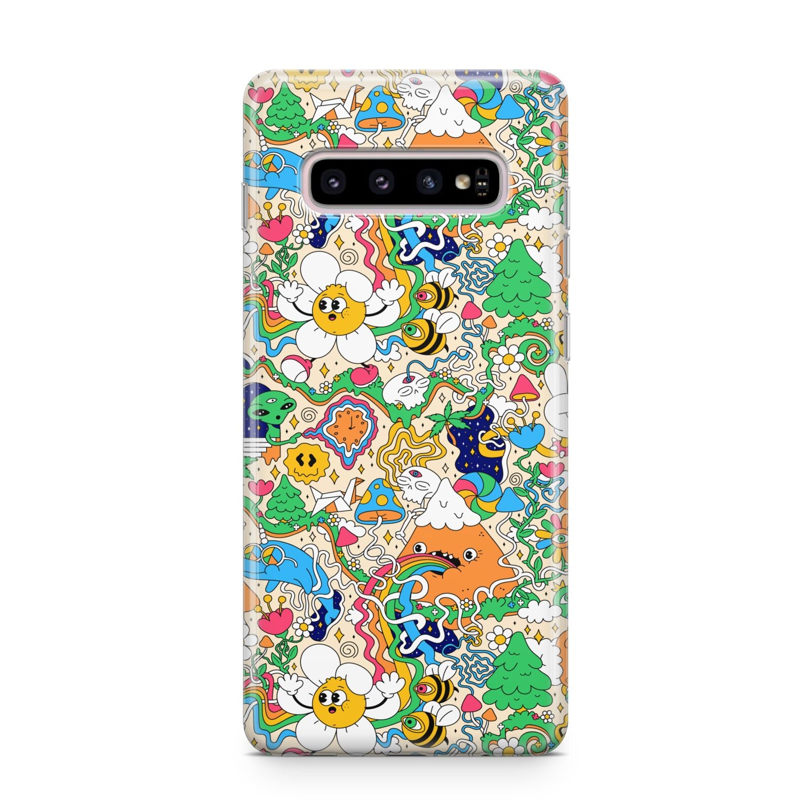 Psychedelic Trippy Samsung Galaxy S10 Plus Case