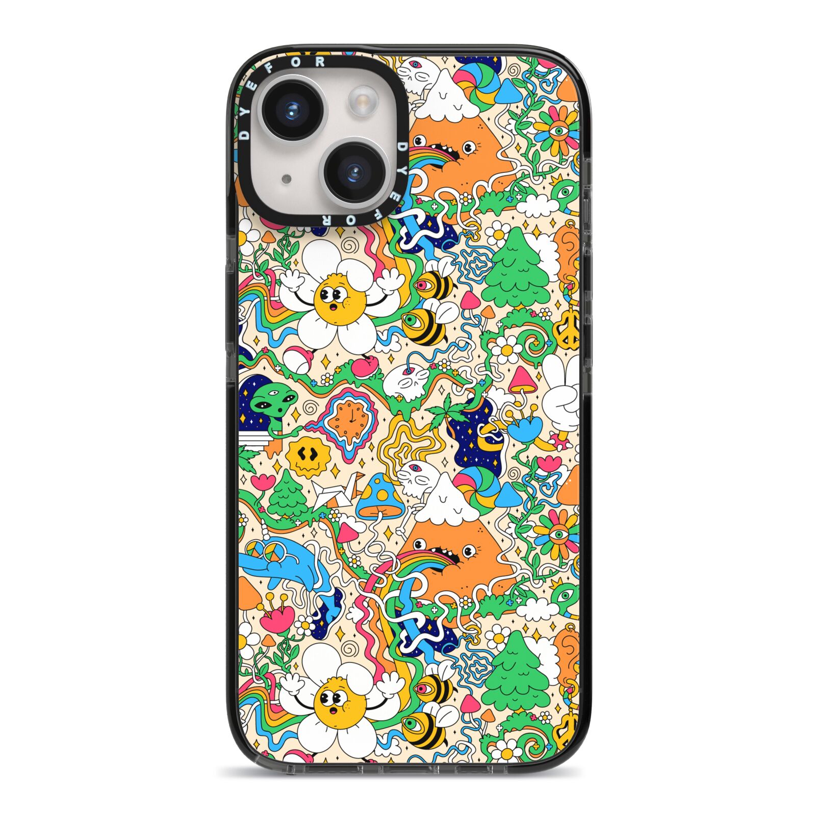 Psychedelic Trippy iPhone Case Dyefor