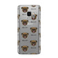 Pug Icon with Name Samsung Galaxy S9 Case