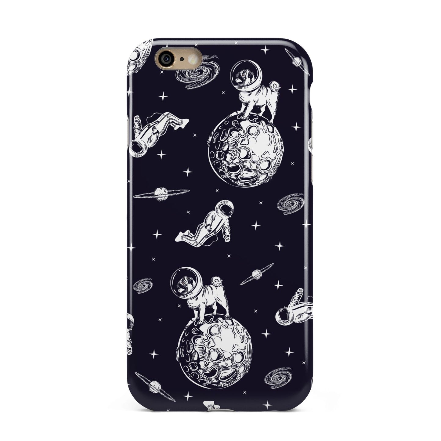 Pug in Space Apple iPhone 6 3D Tough Case