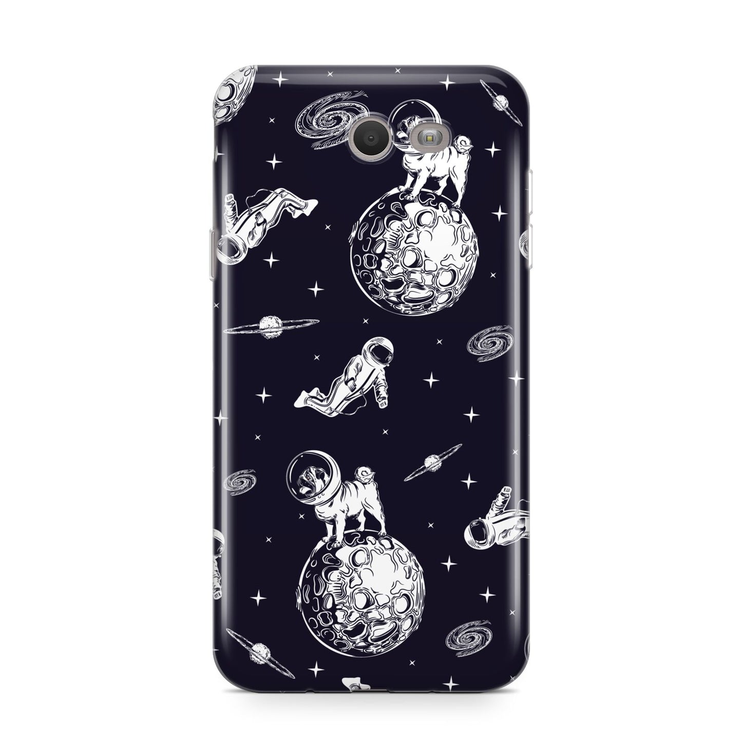 Pug in Space Samsung Galaxy J7 2017 Case