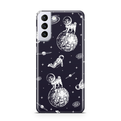 Pug in Space Samsung S21 Plus Case