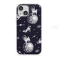 Pug in Space iPhone 13 Mini Clear Bumper Case