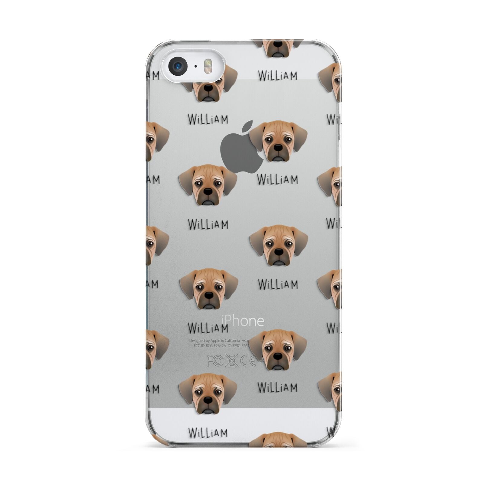 Pugalier Icon with Name Apple iPhone 5 Case
