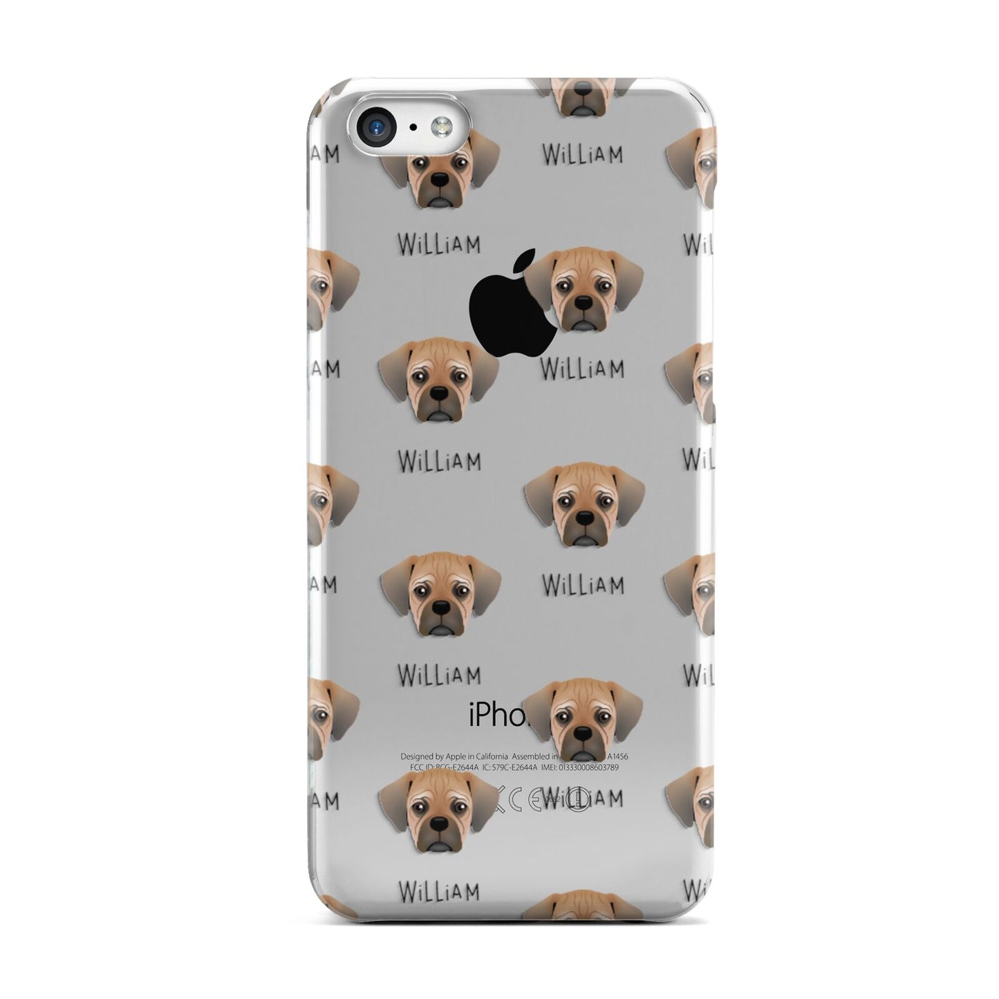 Pugalier Icon with Name Apple iPhone 5c Case