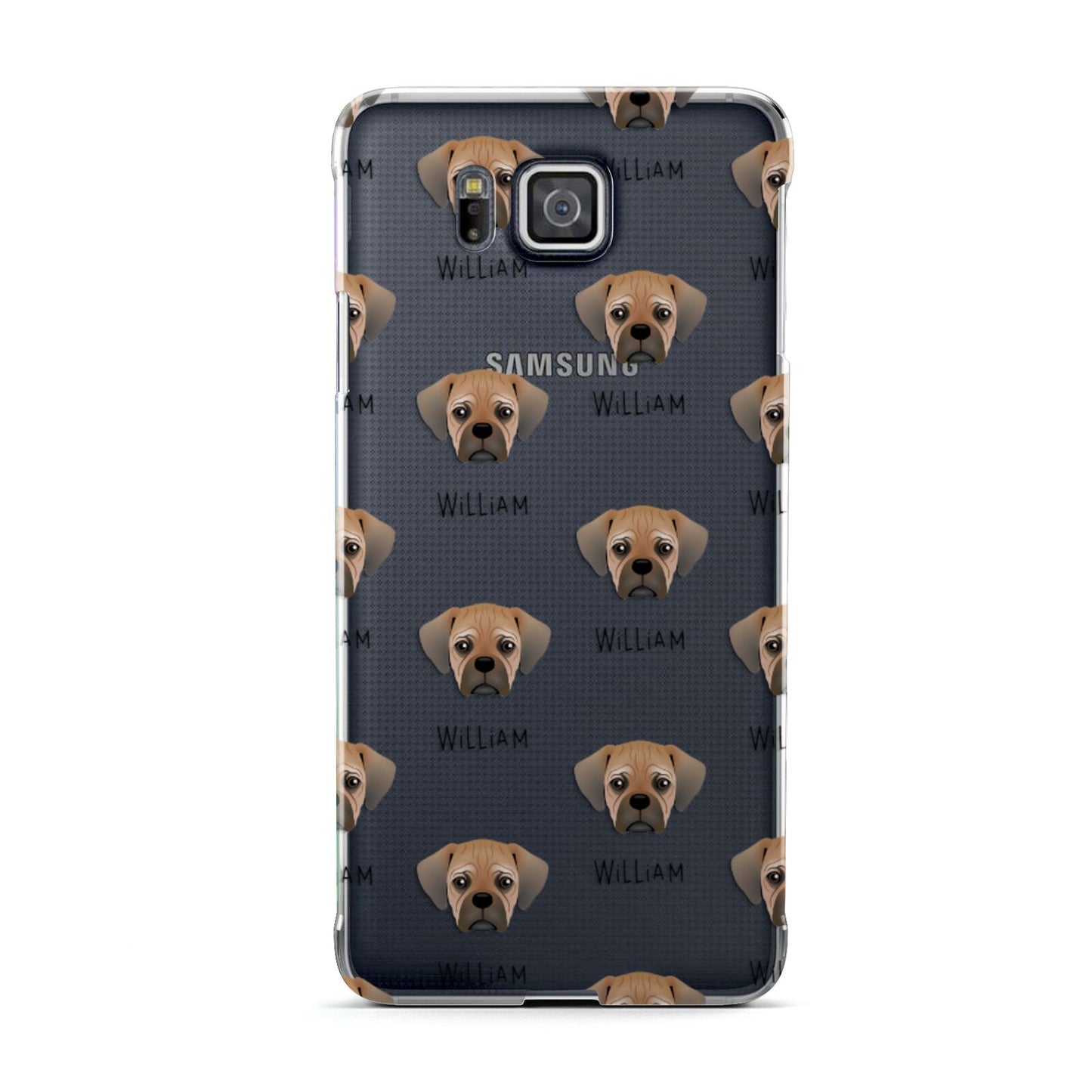 Pugalier Icon with Name Samsung Galaxy Alpha Case