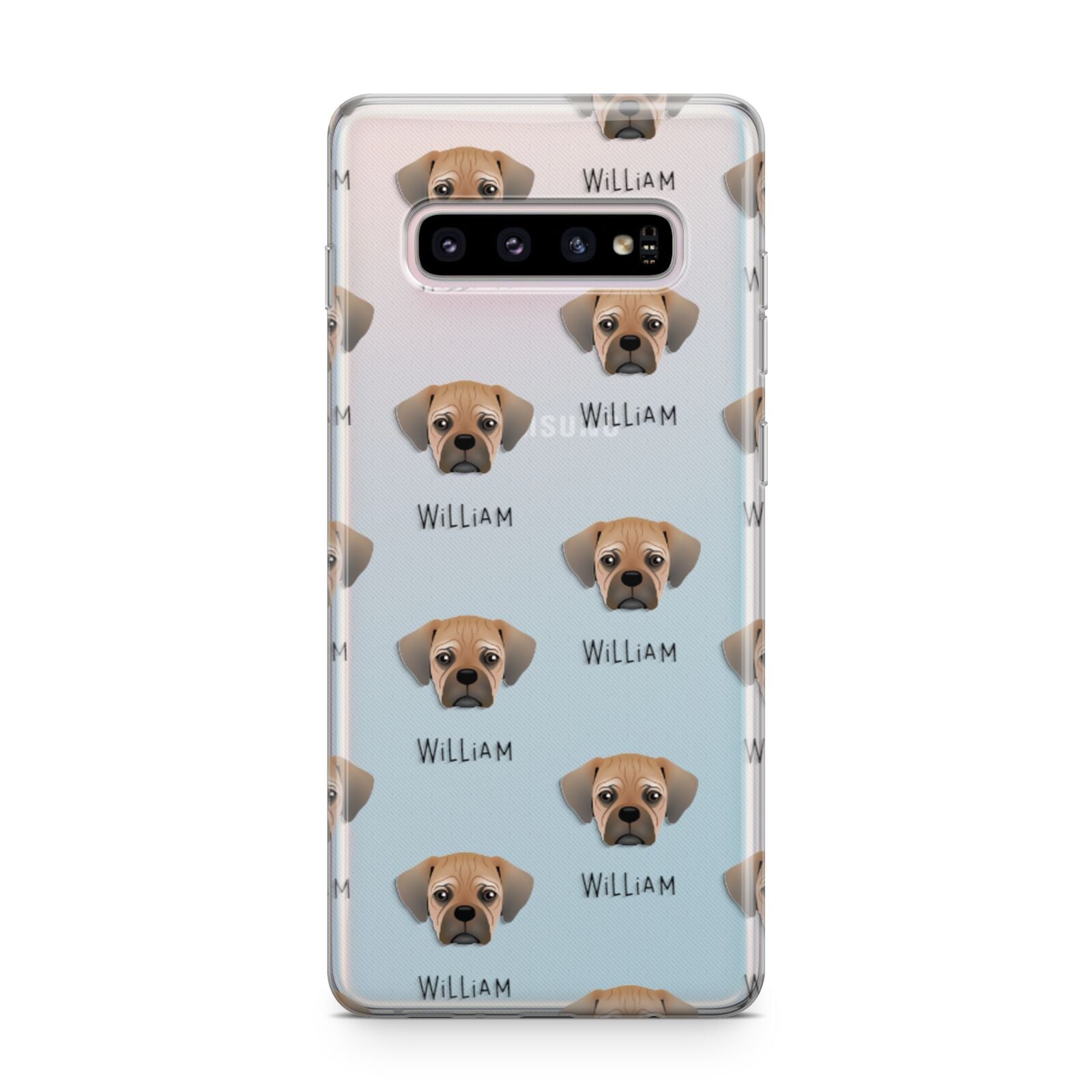 Pugalier Icon with Name Samsung Galaxy S10 Plus Case