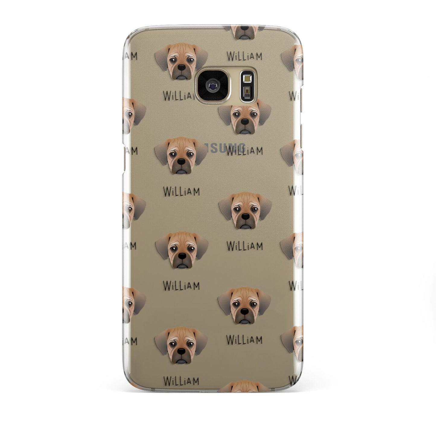 Pugalier Icon with Name Samsung Galaxy S7 Edge Case