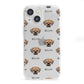 Pugalier Icon with Name iPhone 13 Mini Clear Bumper Case
