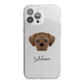 Pugalier Personalised iPhone 13 Pro Max TPU Impact Case with White Edges