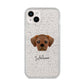 Pugalier Personalised iPhone 14 Plus Glitter Tough Case Starlight