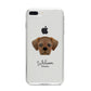 Pugalier Personalised iPhone 8 Plus Bumper Case on Silver iPhone
