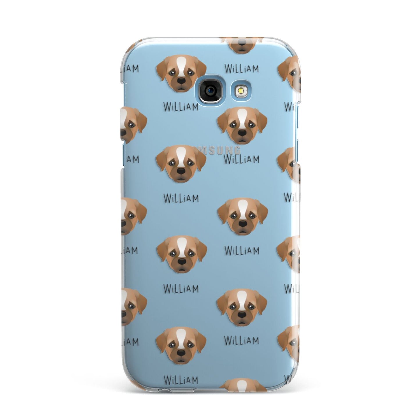 Pugapoo Icon with Name Samsung Galaxy A7 2017 Case