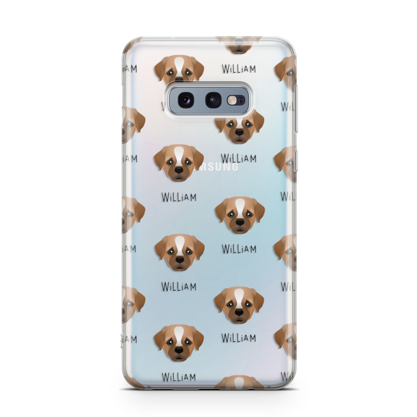 Pugapoo Icon with Name Samsung Galaxy S10E Case