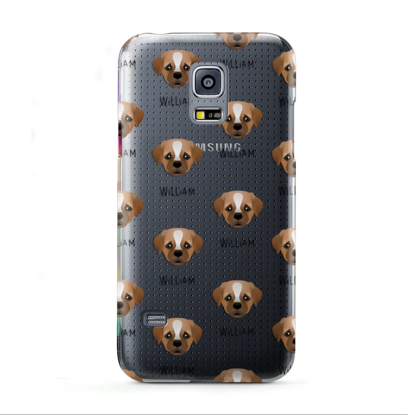 Pugapoo Icon with Name Samsung Galaxy S5 Mini Case