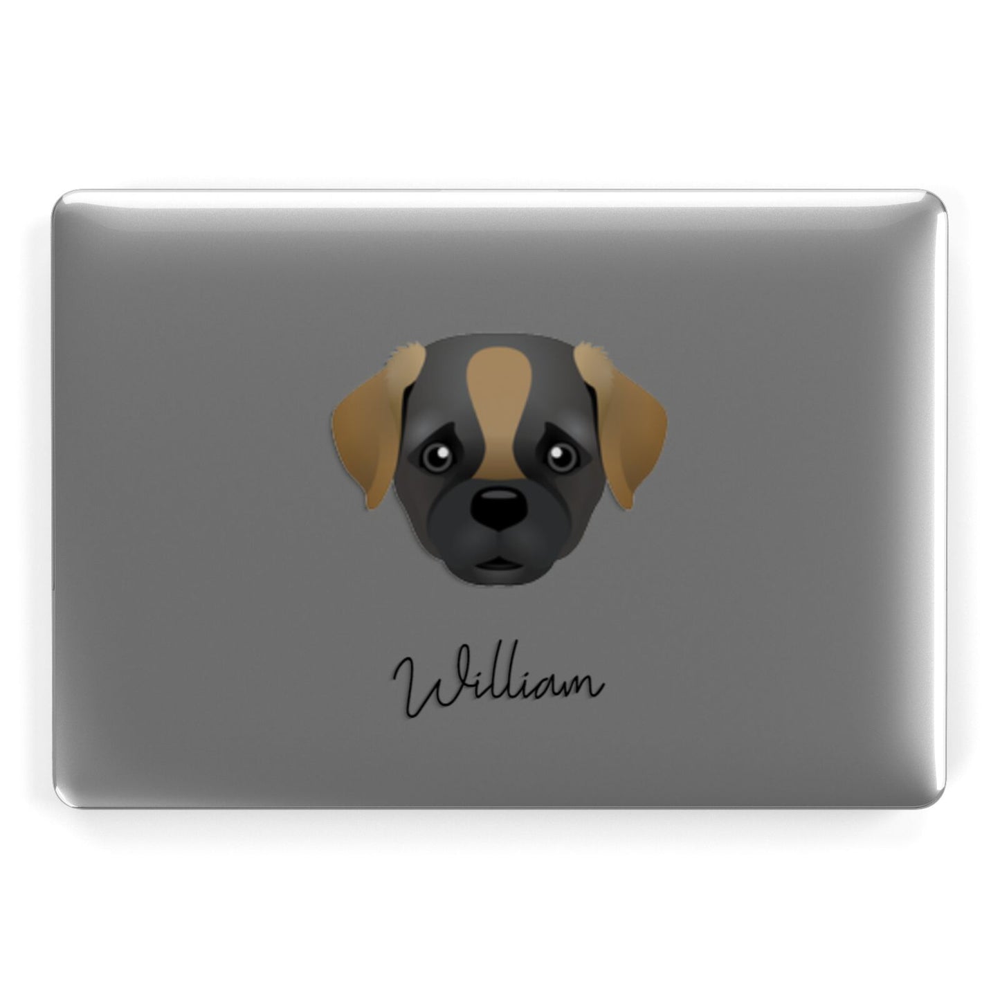 Pugapoo Personalised Apple MacBook Case