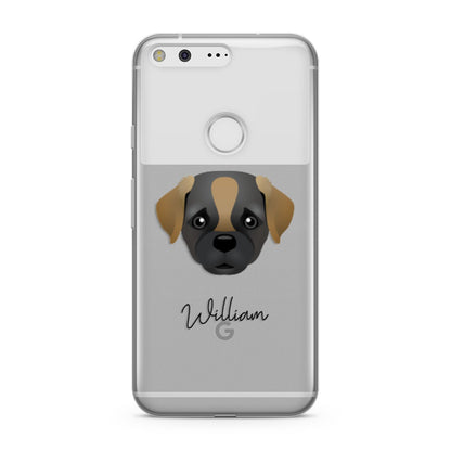 Pugapoo Personalised Google Pixel Case