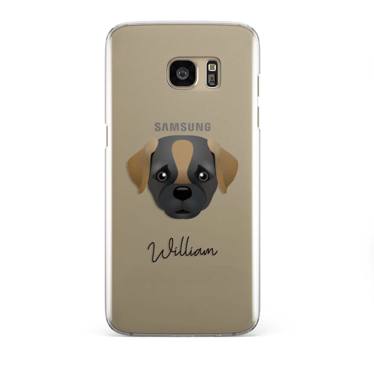 Pugapoo Personalised Samsung Galaxy S7 Edge Case