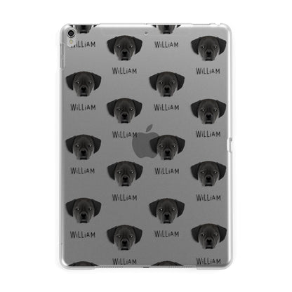 Puggle Icon with Name Apple iPad Silver Case