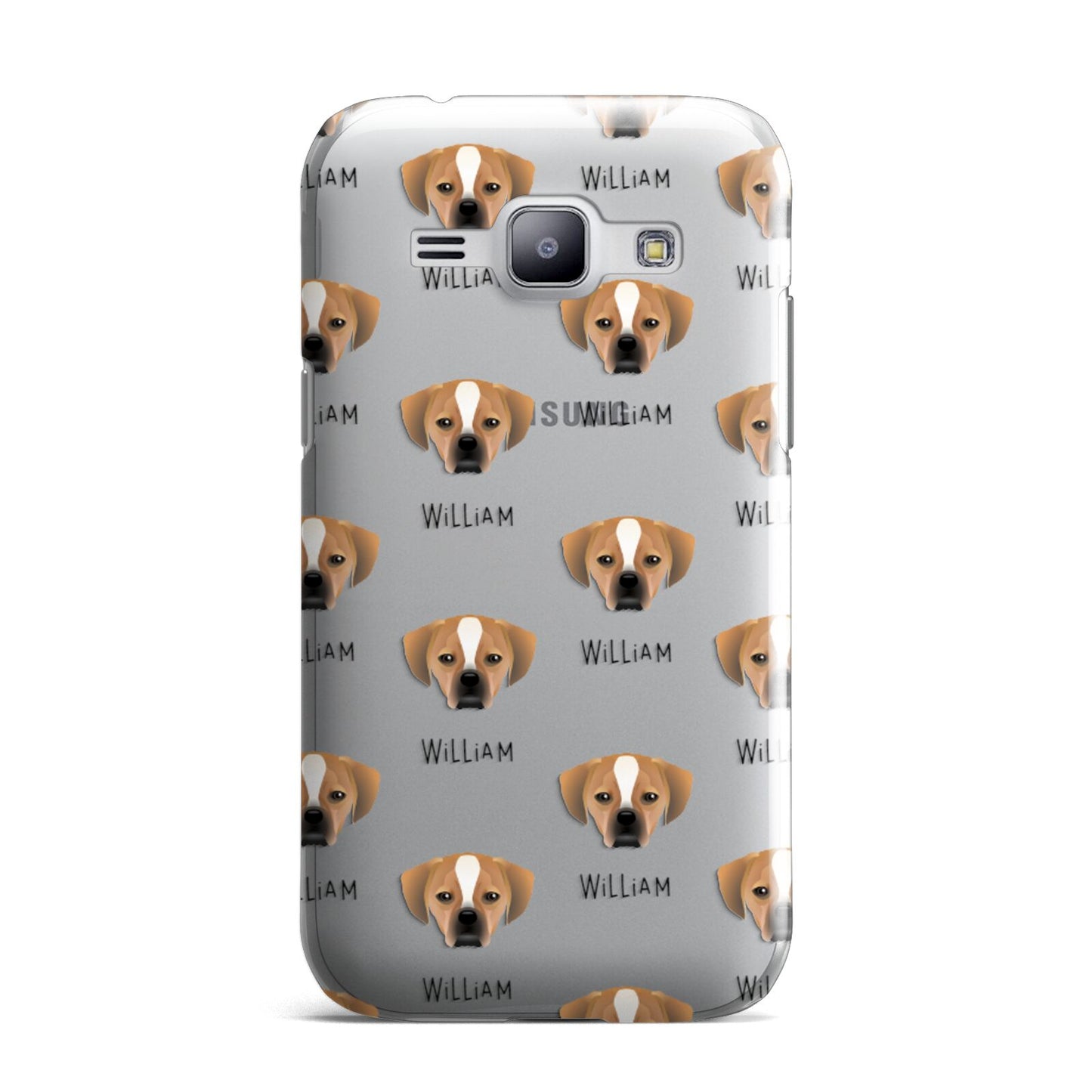 Puggle Icon with Name Samsung Galaxy J1 2015 Case