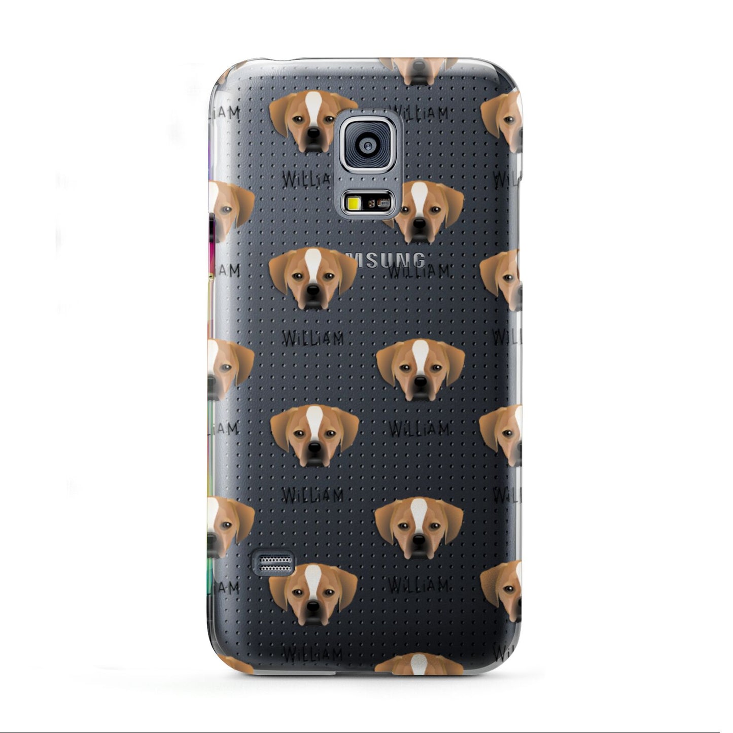 Puggle Icon with Name Samsung Galaxy S5 Mini Case