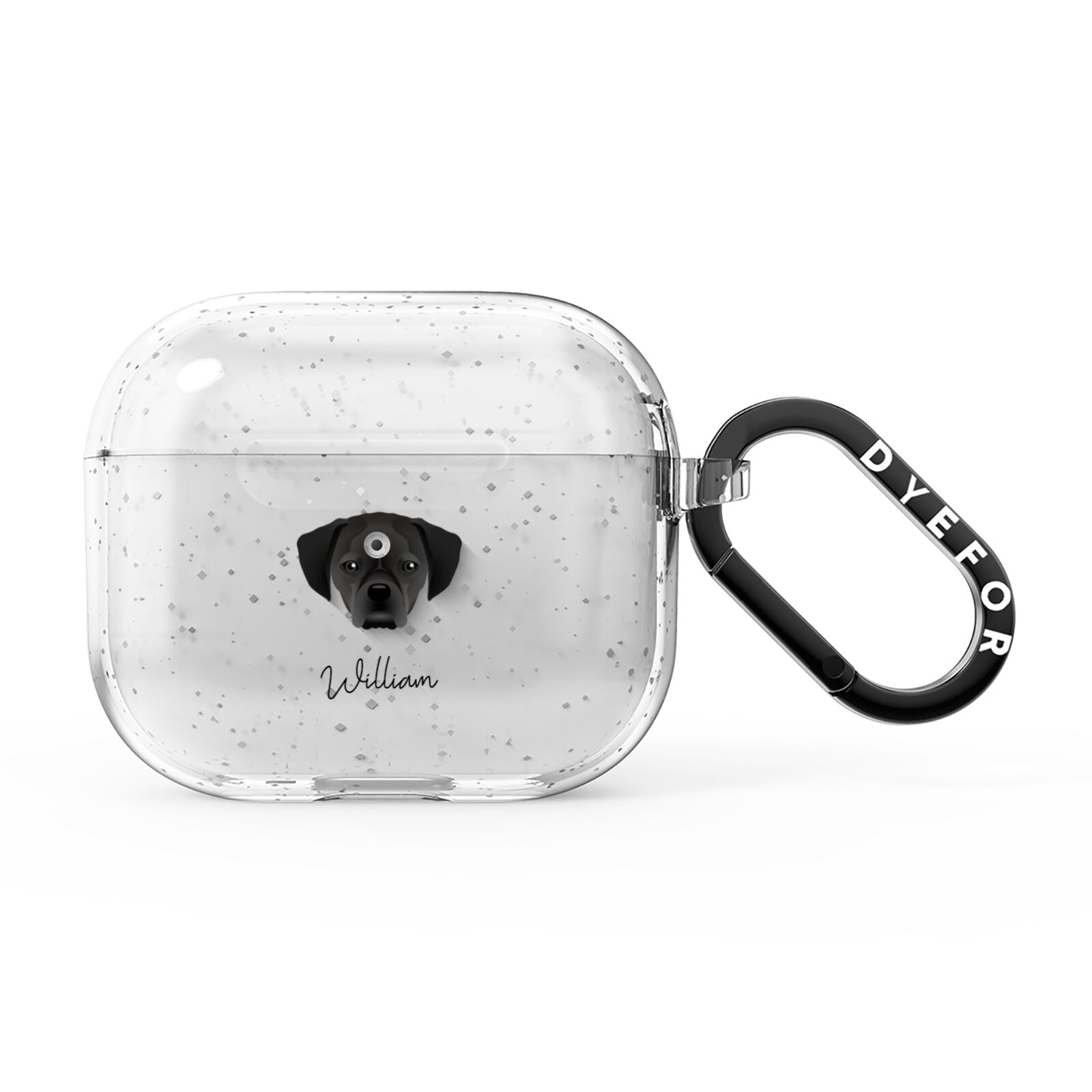 Puggle Personalised AirPods Glitter Case 3rd Gen