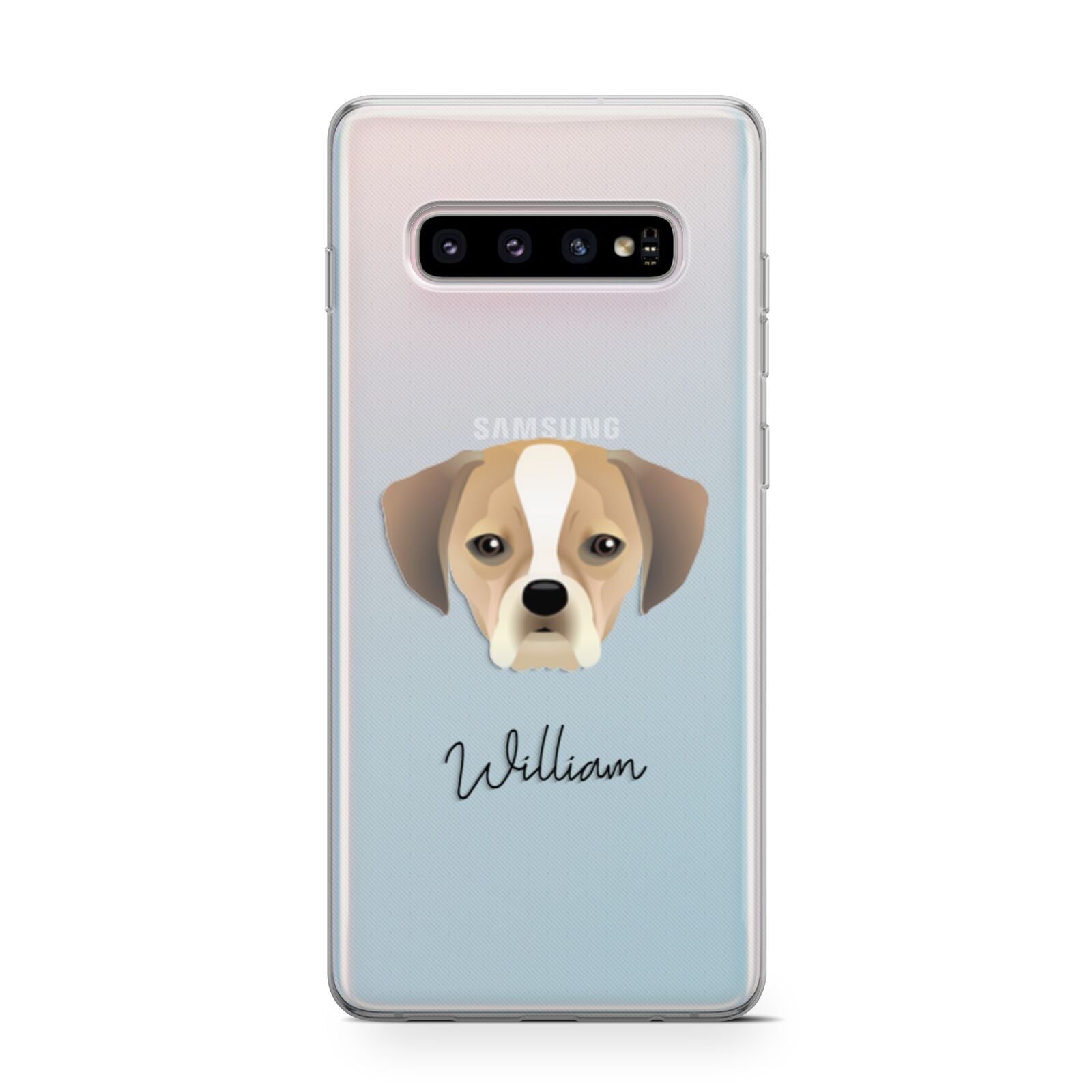 Puggle Personalised Samsung Galaxy S10 Case