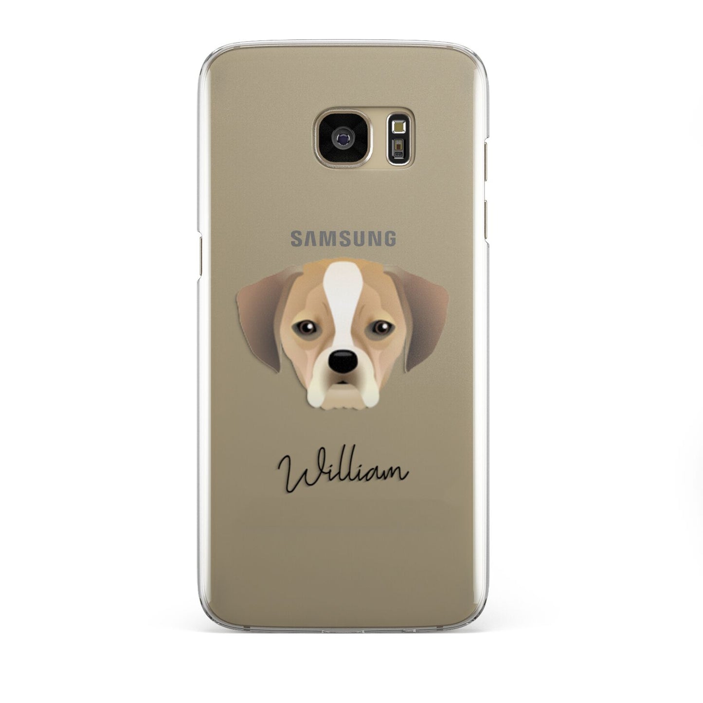 Puggle Personalised Samsung Galaxy S7 Edge Case